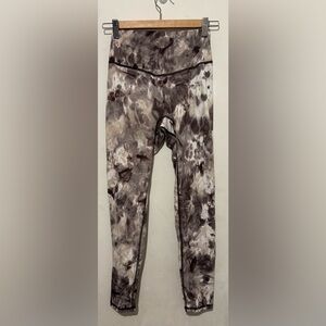 Gymshark Tie-Dye High-Rise Leggings in Brown and Gray